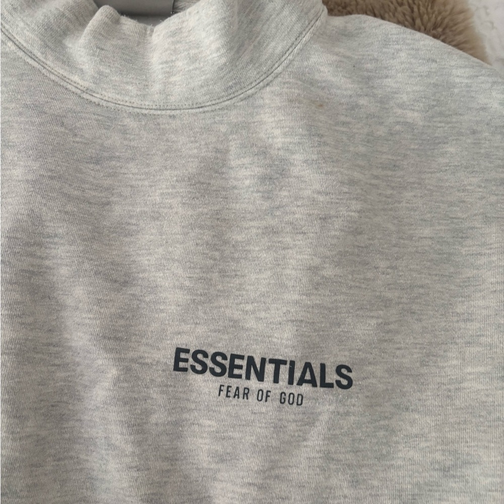 Essentials Light Gray Pullover - image 2